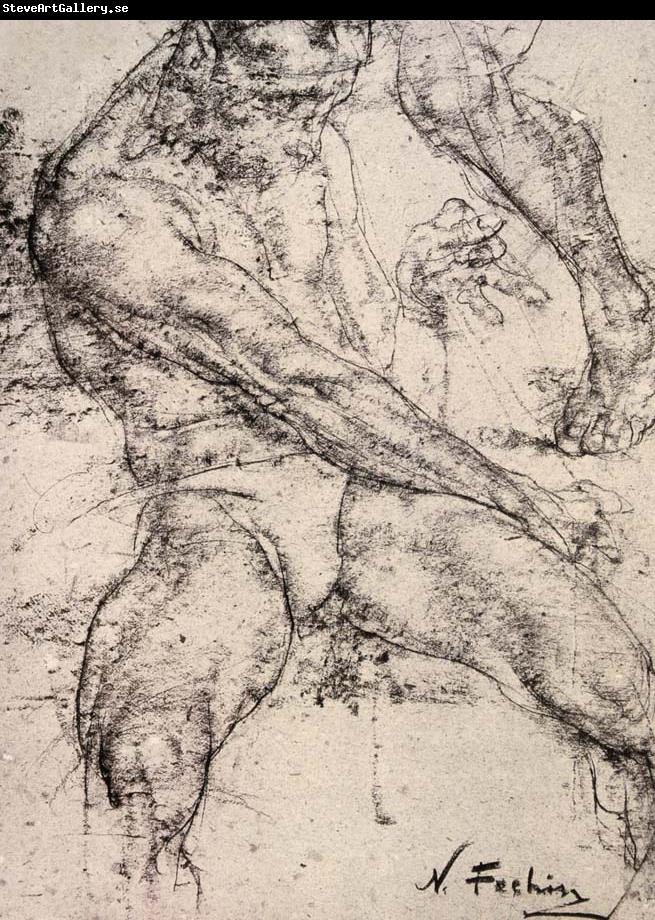 Nikolay Fechin Study of nude